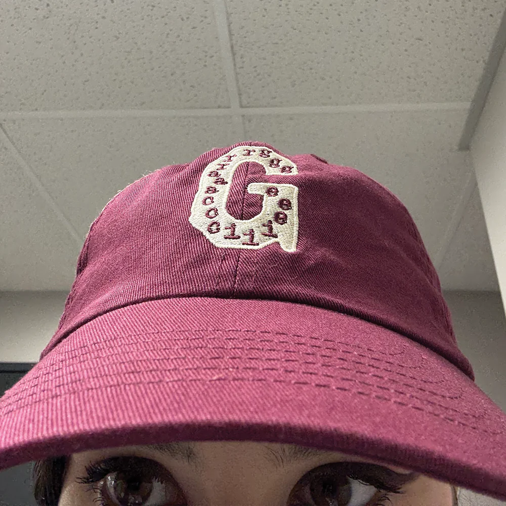 G Abrams Maroon Adjustable Hat - Image 3