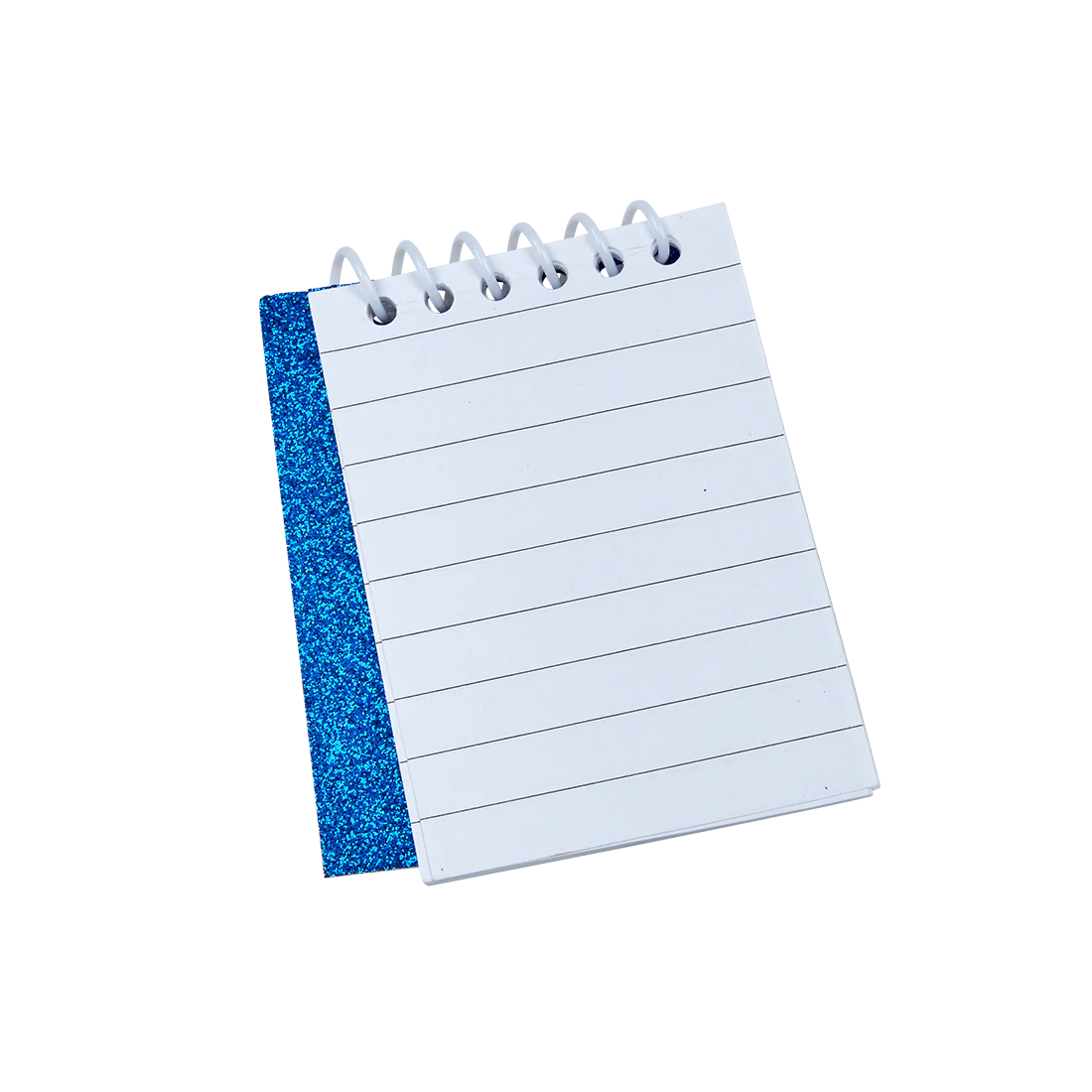 Secrets Blue Glitter Mini Notepad - Image 3