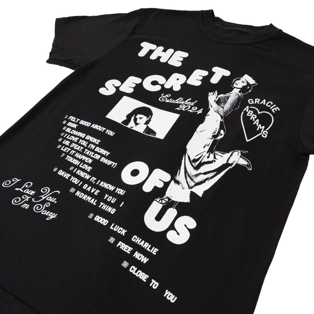 The Secret of Us Graphic Black T-Shirt - Image 3